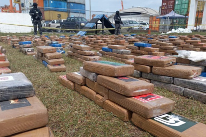 Este último sábado, hubo un decomiso de droga en la ciudad de Durán.