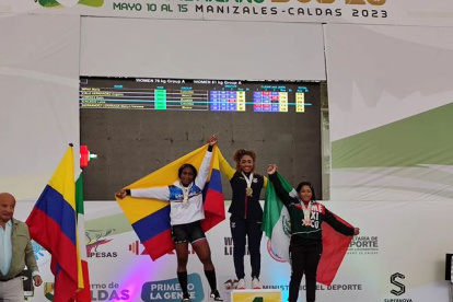 Kelin Jiménez se consagró como triple medallista del torneo.