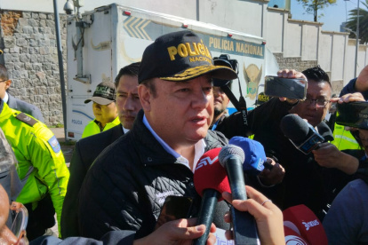 Ministro del Interior Juan Zapata.