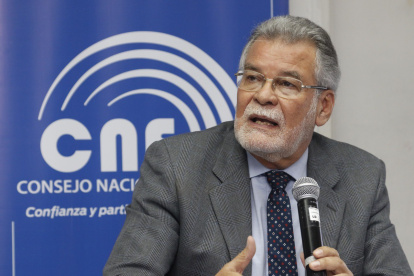CNE. Su vicepresidente Enrique Pita analiza el panorama electoral, tras la muerte cruzada