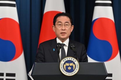 Imagen de Archivo del primer ministro nipón, Fumio Kishida.