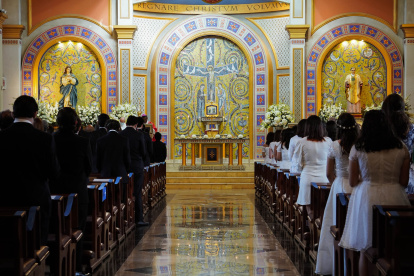 La Iglesia San Josemaría Escrivá de Balaguer, en el km 7 ½, de la vía a Samborondón.