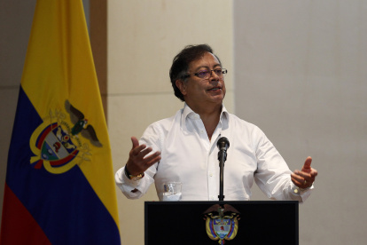 Foto de archivo del presidente de Colombia, Gustavo Petro.