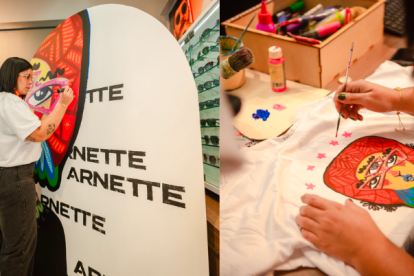 La propuesta de la marca californiana se fundió con el arte de Carla Bresciani y logró resultados espectaculares.