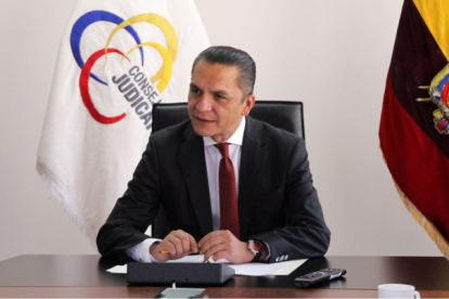 El presidente del Consejo de la Judicatura, Wilman Terán.