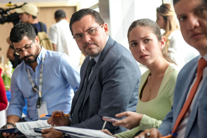 Encuentro. El funcionario expuso el plan en la Mesa de Seguridad.