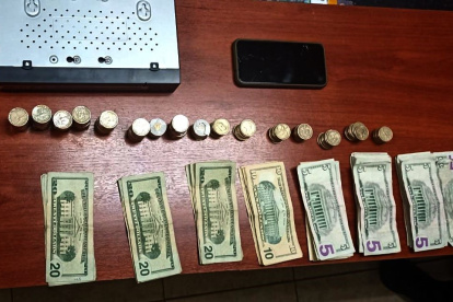 Evidencias. La Policía detuvo a un sospechoso y presentó las evidencias halladas.