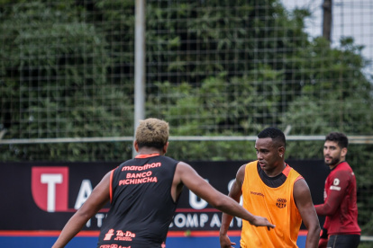 Los jugadores tuvieron su último entrenamiento en Guayaquil