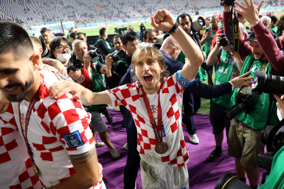 Luka Modric fue parte del equipo que obtuvo el tercer lugar del Mundial 2022