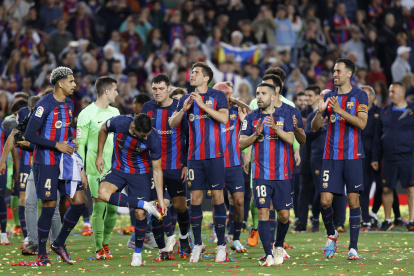 El Barcelona, flamante campeón español, debe ajustar sus finanzas para la próxima temporada.