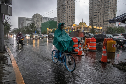 Imagen de archivo sobre las lluvias en China.