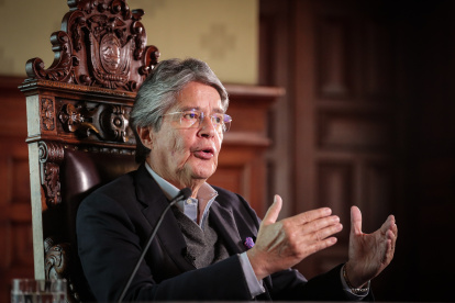 El presidente de Ecuador, Guillermo Lasso.