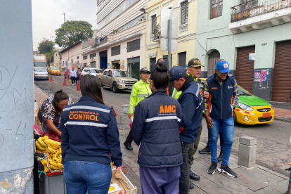 En diversos puntos del Centro Histórico se realizaron los operativos