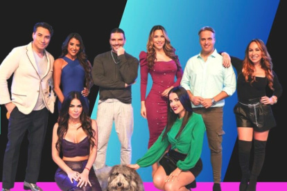 Alejandra con sus compañeros del programa.