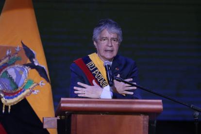 Informe. El presidente rindió cuentas de su segundo año en el auditorio de la plataforma social.