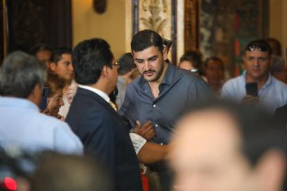 El alcalde de Guayaquil, Aquiles Alvarez, lideró el Coe Cantonal de este 25 de mayo.