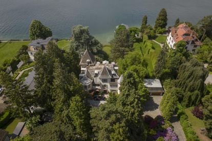 La villa de Tina Turner in Kuesnacht, Suiza.