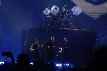 Foto de archivo de la banda colombiana Morat. EFE/LUIS EDUARDO NORIEGA A