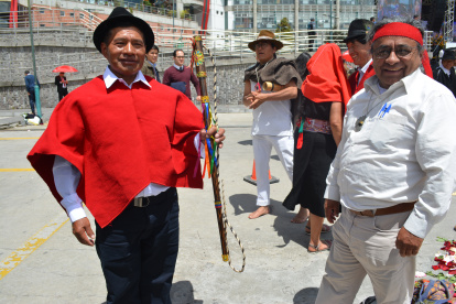 Disposición. La vara de mando solo se entrega a los líderes de las comunidades indígenas.