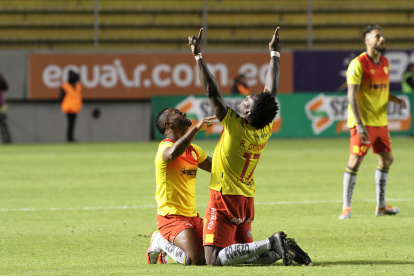 EN EL ESTADIO GONZALO POZO SE REALIZO EL PARTIDO ENTRE AUCAS VS BARCELONA POR LA ULTIMA FECHA DE LA SEGUNDA ETAPA DE LANLIGA PRO 22 DE OCTUBRE DEL 2022 ANGELO CHAMBA (Ag-expreso ag-extra ag-quito)