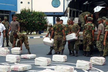 Imagen referencial. Decomiso de drogas.