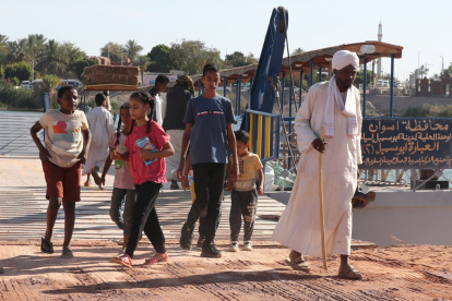 Desplazados sudaneses del actual conflicto.