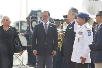Guillermo Lasso previo a su viaje a la Cumbre de países sudamericanos en Brasilia.