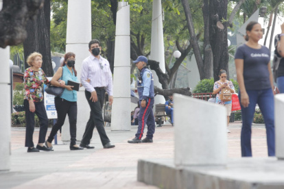 Territorio. En el Malecón 2000 hay guardianía privada.