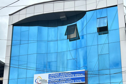 Imagen referencial de la Unidad Judicial de Quinindé.