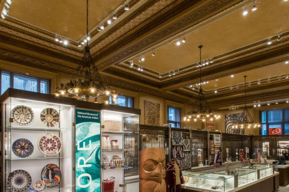 Exhibición. Una de las salas del museo del Instituto Smithsonian.