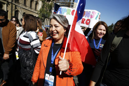 Fotografía de archivo de la ministra de Trabajo de Chile, Jeannette Jara.