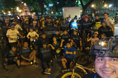 200 ciclistas del grupo urbano e invitados están prestos a festejar.