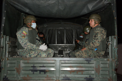 Los militares realizaron operativos conjunto a los policías.