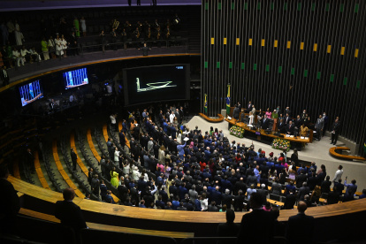 Una sesión en el Congreso Nacional, en Brasilia (Brasil), en una fotografía de archivo.