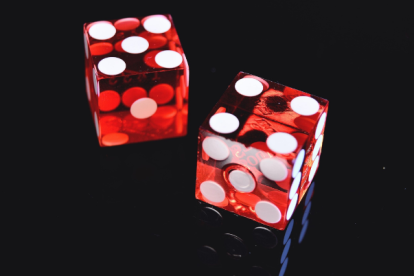 Dados usados para los juegos de azar.