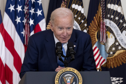 Ejecutivo.- El presidente de Estados Unidos, Joe Biden, en una rueda de prensa.