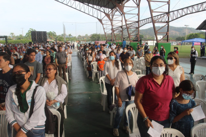 Actividad.  La  misa del año pasado en el Colegio Torremar.