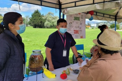 Centro. Psicólogos hablaron sobre el manejo del estrés, el alivio de la depresión, etc.