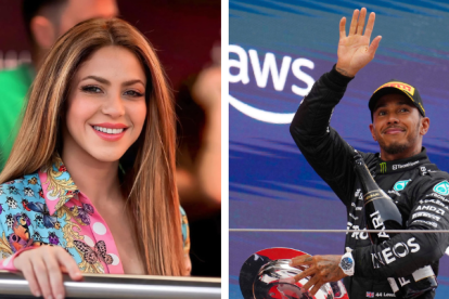 Shakira y Hamilton siguen avivan el fuego de los rumores sobre un posible romance.