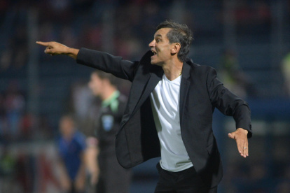 El entrenador Fabián Bustos, en una imagen de archivo.