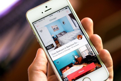 Plataforma. Alquiler de hospedaje temporal en línea.