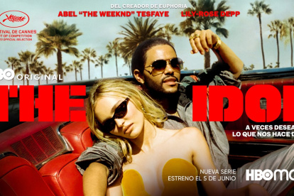 Portada de la nueva serie de HBO MAX protagonizada por Lily-Rose y The Weeknd.