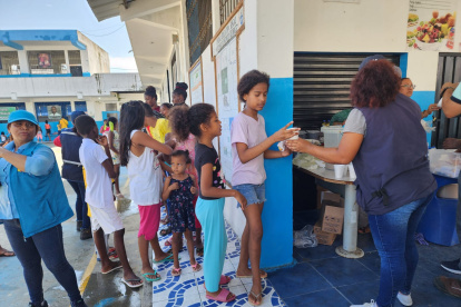 162 familias se encuentran alojadas en los tres albergues