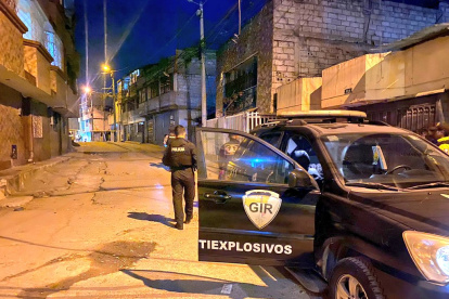 Sitio. En este sitio conocido como La Invasión se dejó la granada. Todavía no se conoce para quién fue dirigida.