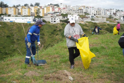 Equipo. El trabajo se hizo con la colaboración de la comunidad.
