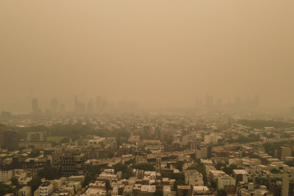 Incendios de Canadá afectan a la calidad del aire en Nueva York