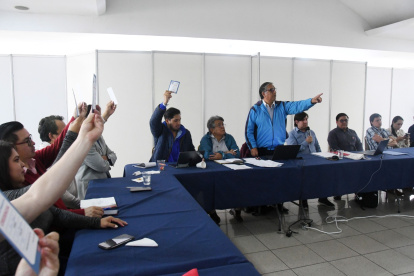 Decisiones. Unidad Popular, Democracia Sí y el Partido Socialista se reunieron ayer para definir sus listas.