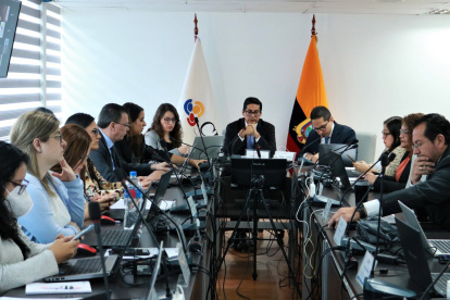 El Pleno del Consejo de Educación Superior (CES), en una sesión ordinaria.