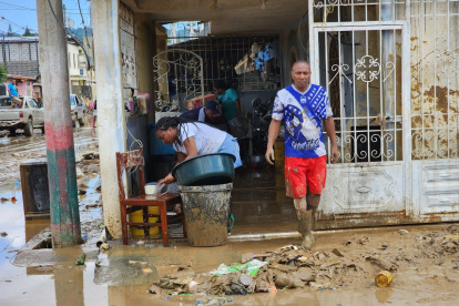 Daños. las lluvias del pasado 3 y 4 de junio dejaron damnificados, daños a viviendas e infraestructura.