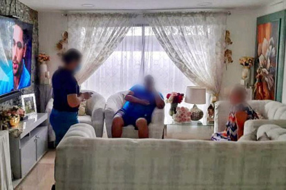 Una de las fotografías que compartió la Fiscalía sobre los allanamientos.